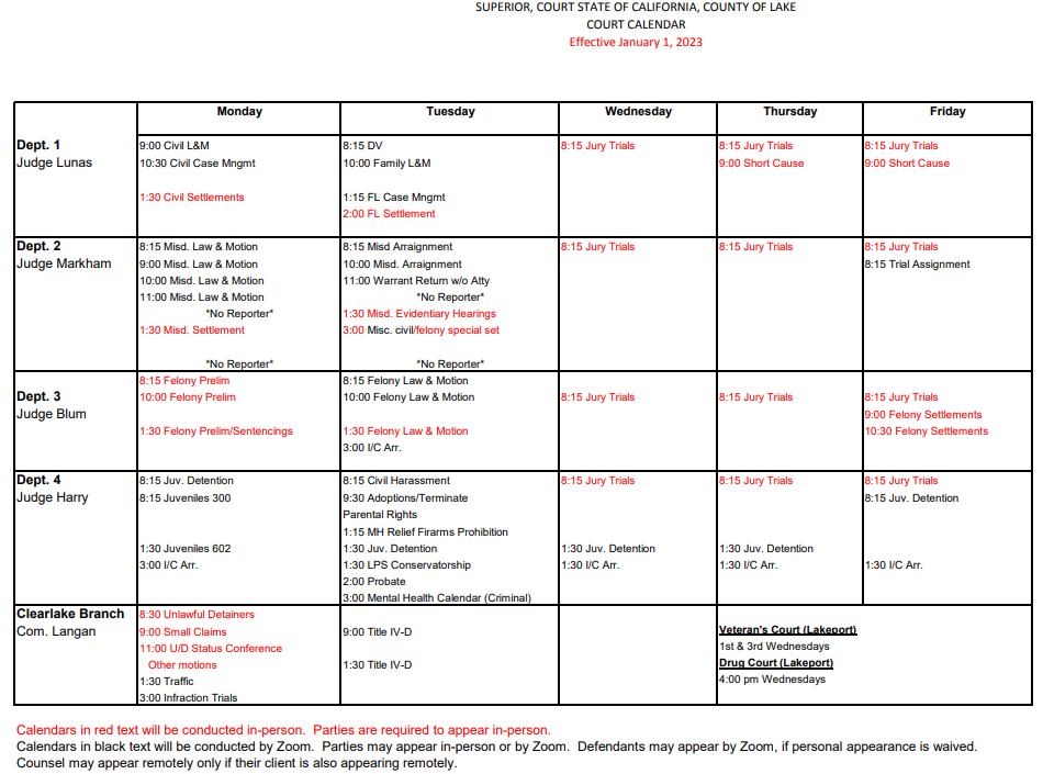 Remote Appearance Information | Superior Court of California | County of Lake Remote Appearance Information | Superior Court of California | County of Lake